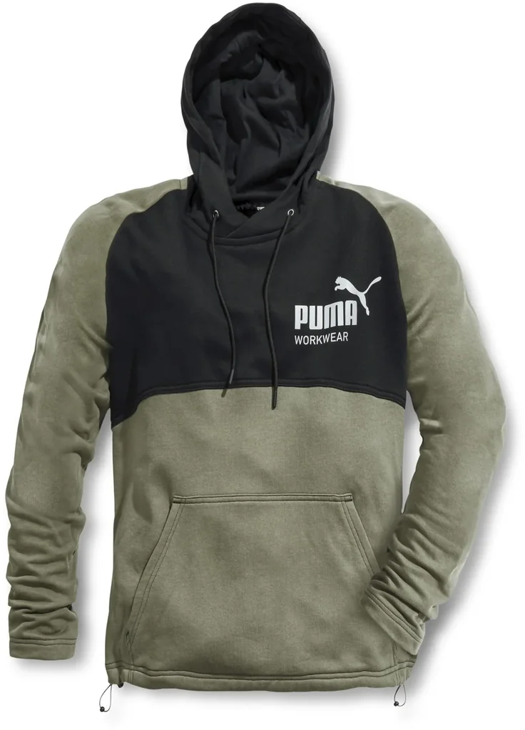 Hoodie CHAMP, oliv/carbon, M