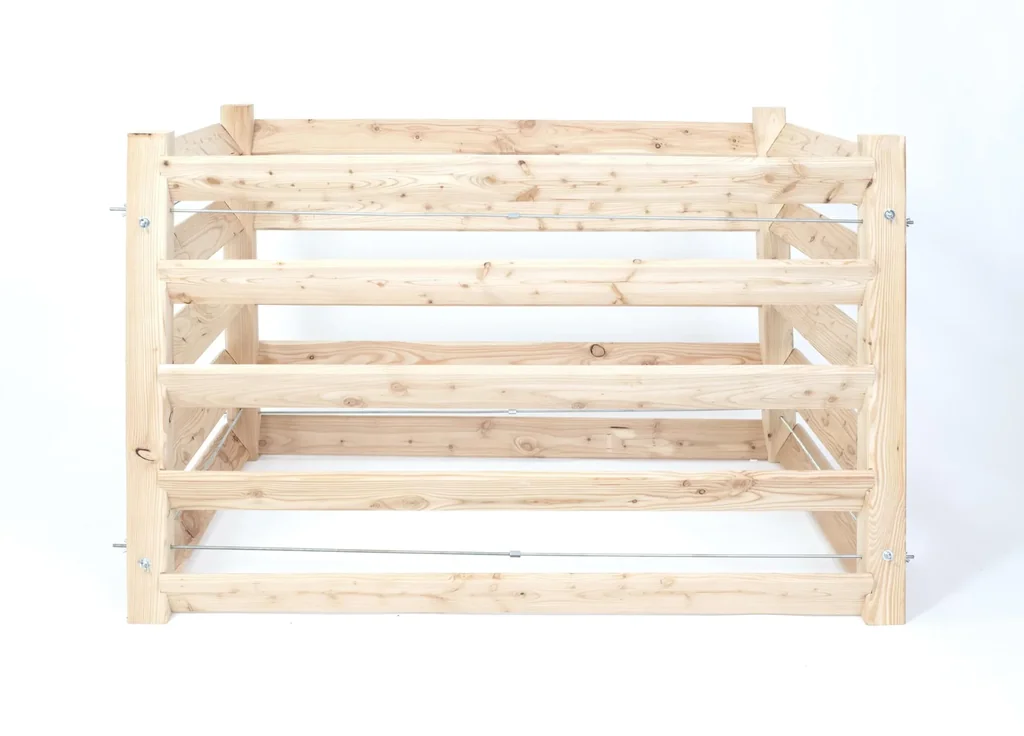 Komposter Lärchenholz, 130 x 100 x 80 cm