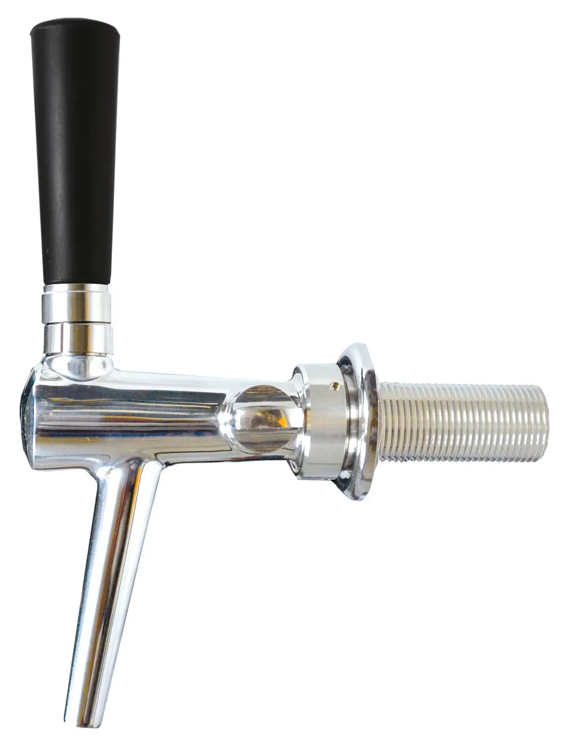 Zapfhahn, Kompensatorhahn, Bierzapfhahn, Schankhahn - C-TAP, Chromnickelstahl, Perfekte Schaumqualität & Langlebigkeit, Gewindelänge: 55 mm