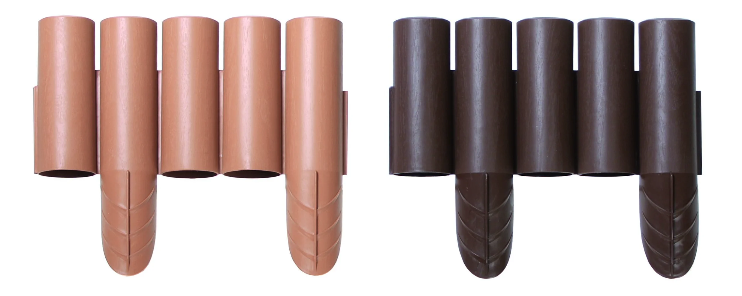 Beeteinfassung PALISADE, braun - 8 Stück - 2,4 m