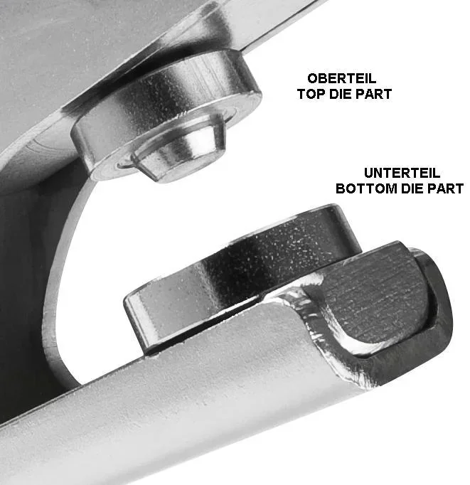 Werkzeugeinsätze 10,0 mm zu Ösenzange Nr. 717439