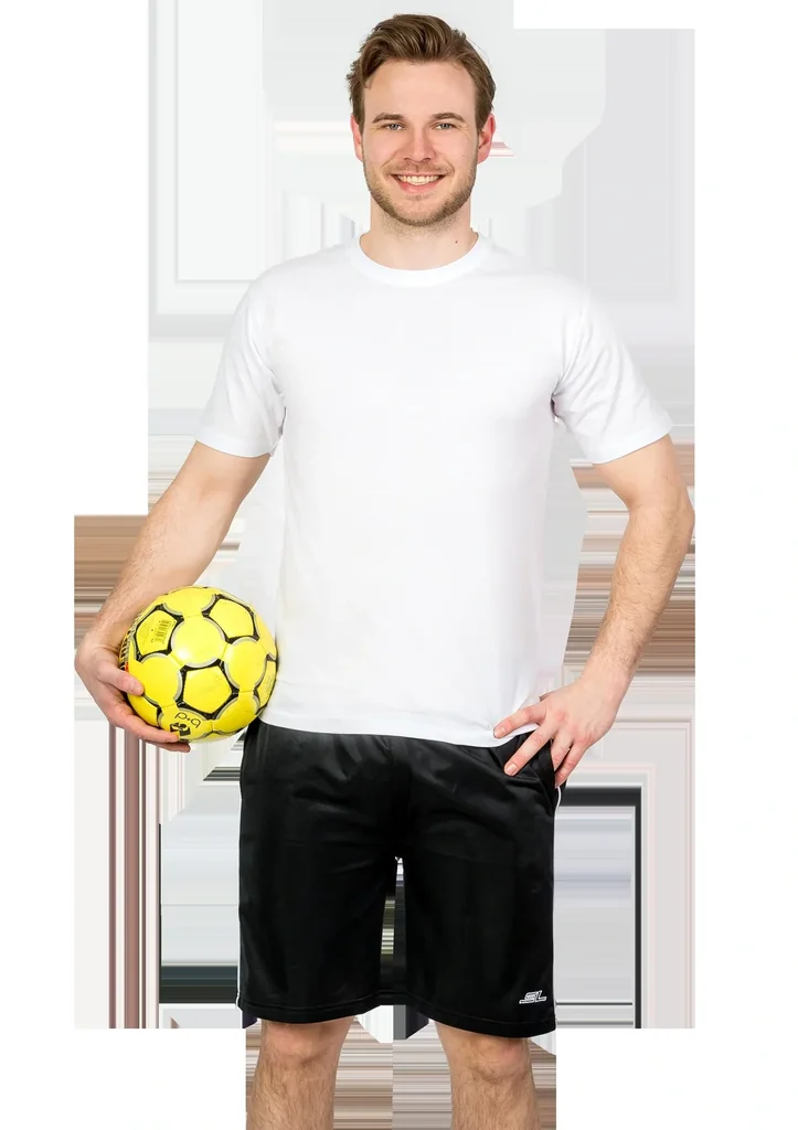 Freizeitshort mit 2 Seitentaschen, Farbe schwarz, Gr.2XL