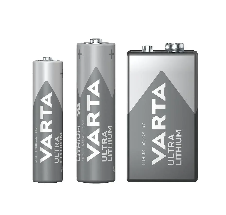 Ultra Lithium 9V Block Batterie - 1 Stück