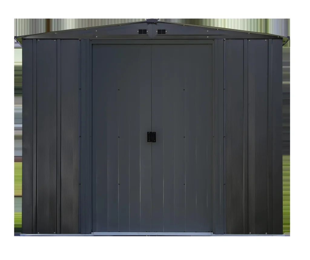 Gerätehaus Metallgerätehaus 10x8 313x242x209 cm Onyx Schwarz