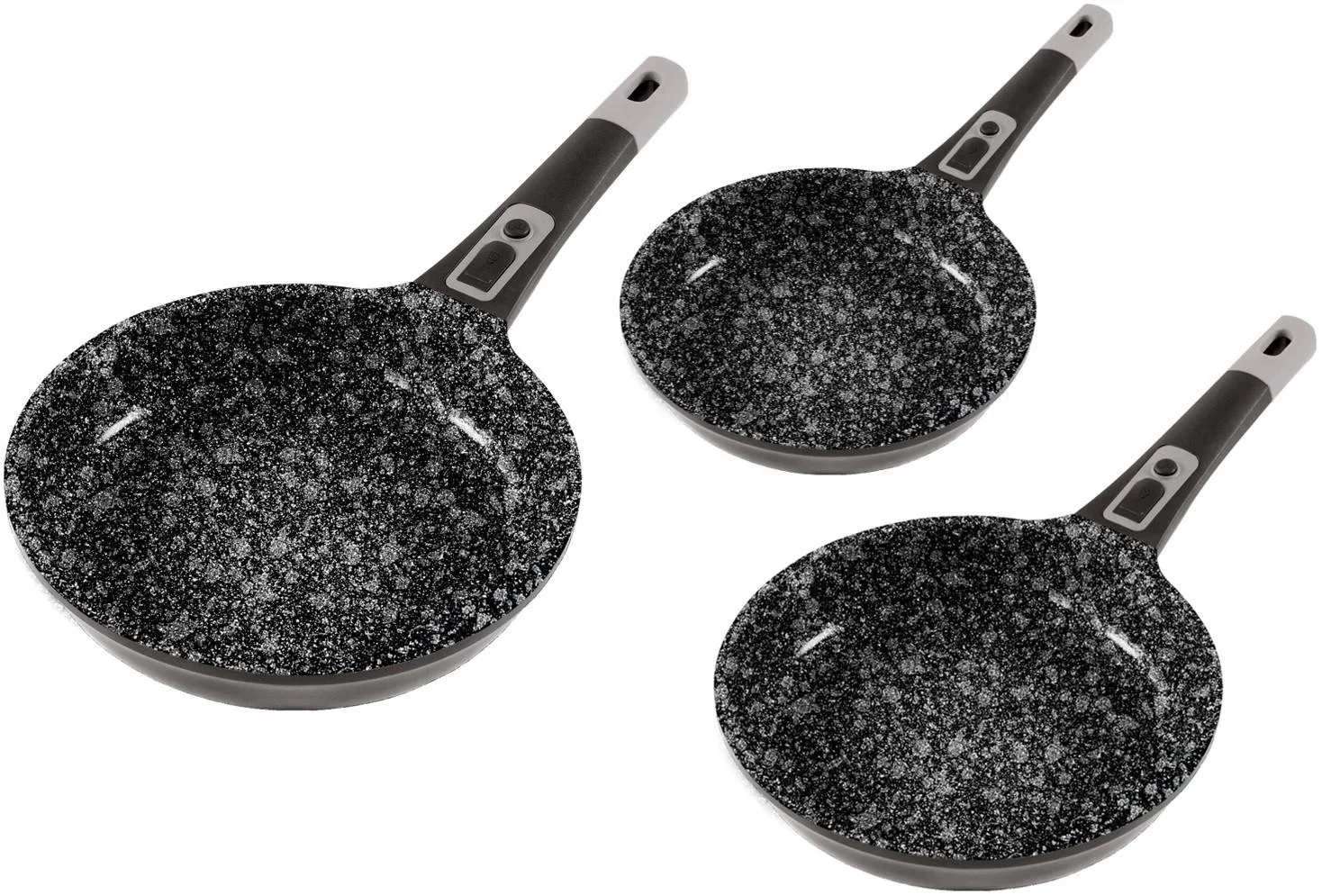 Aluguss-Bratpfanne MOONSCAPE Ø 20 cm mit Klick-Griff