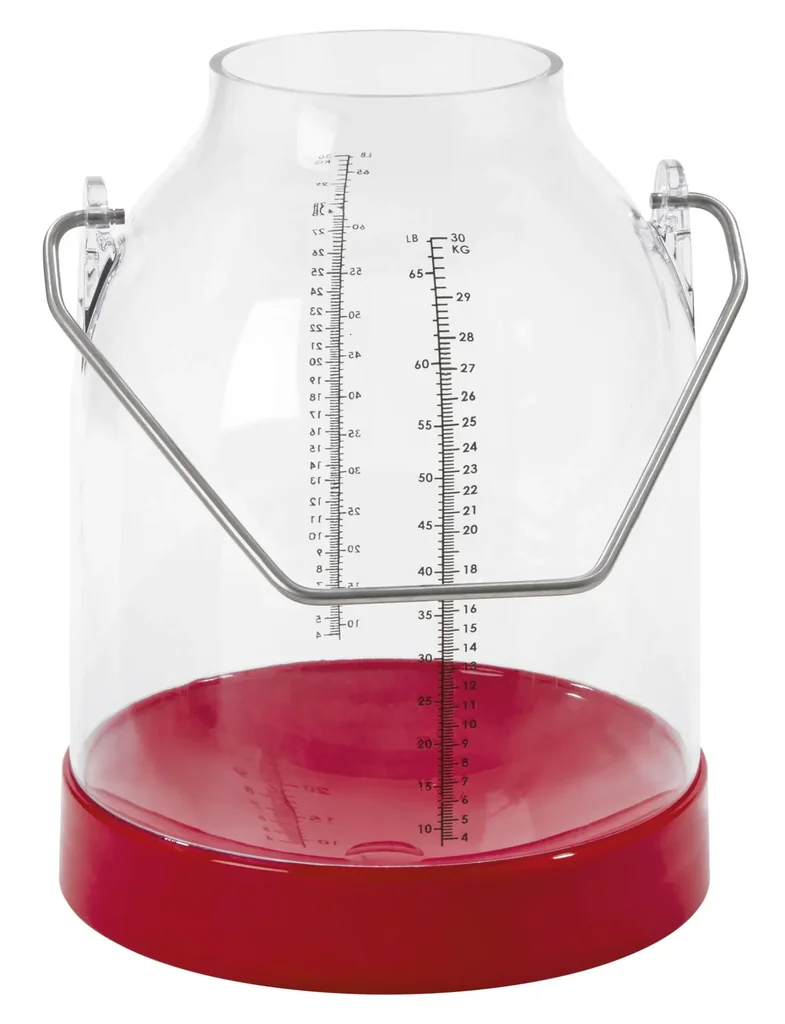 Melkeimer, 30 Liter, rot, Bügelhöhe 143 mm