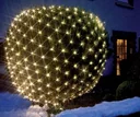 LED Lichternetz mit 160 warmweißen LEDs, 4 x 1 Meter für den Innen-und Außenbereich