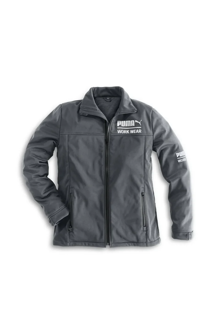 Softshell-Arbeitsjacke CHAMP, Farbe stahlgrau/carbon, Größe S