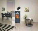 Kaminofen Vito WW ECOplus (8,4 kW) creme-weiss, Feinstaubfilter, Dauerbrand, Automatik, Externe Zuluft, Warmwasser