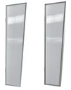 Seitenblende für B2 PC Klar, 1750 x 600 x 450 mm, Edelstahl