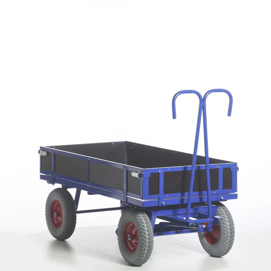 Handpritschenwagen ohne Bordwand, Traglast 700 kg, Ladefläche 1000 x 700 mm