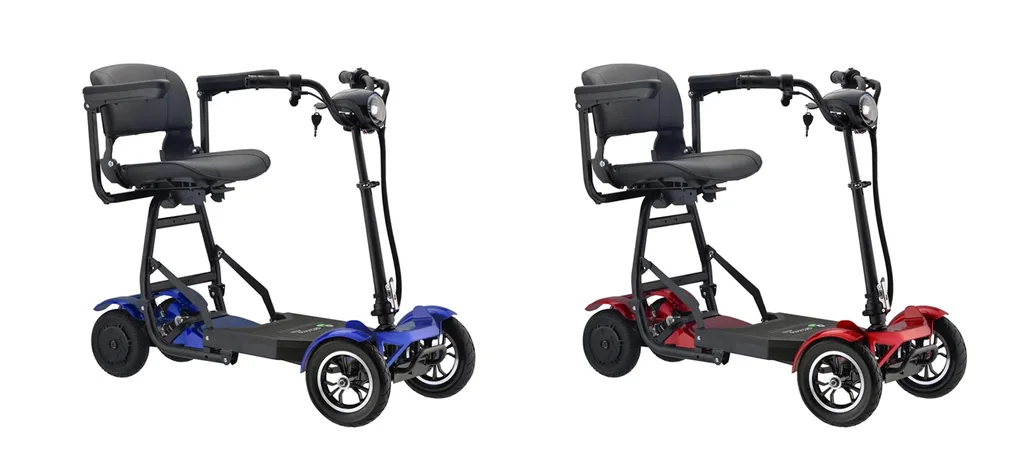4-Rad E-Mobil Assisi 2.0 6 km/h Basic: 36V/10Ah Li-Ionen, faltbar, rot