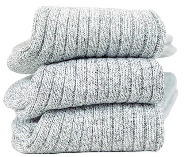 Norweger Socke, 3er Pack, grau, Größe 35/38