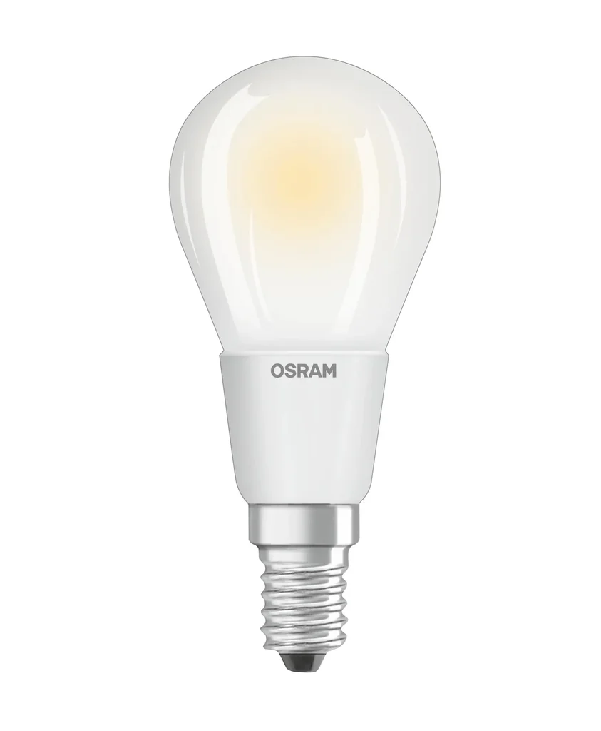 LED SUPERSTAR RETROFIT Tropfenlampe mit 6,5 Watt, E14, warmweiß, matt, dimmbar