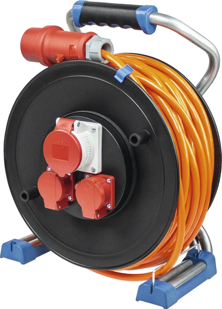 CEE-Kabeltrommel Xperts 320mmØ 25m H07BQ-F 5G2,5, 400V/16A, IP44