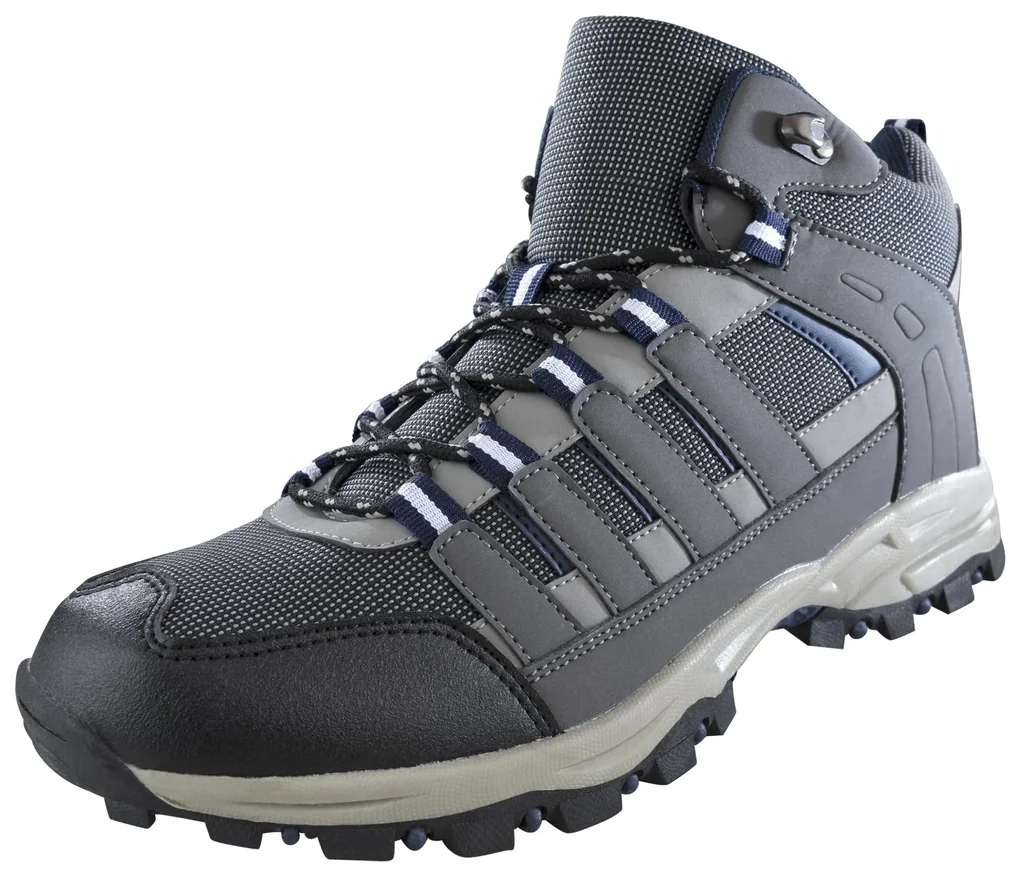 Trekkingschuh, Farbe grau/schwarz/blau, Gr.42