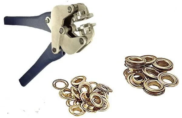 Ösen 14,0 mm, Messing blank, 10 Stück