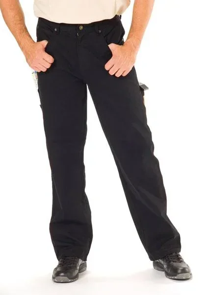 Stretch Workerjeans, Farbe schwarz, Gr.29