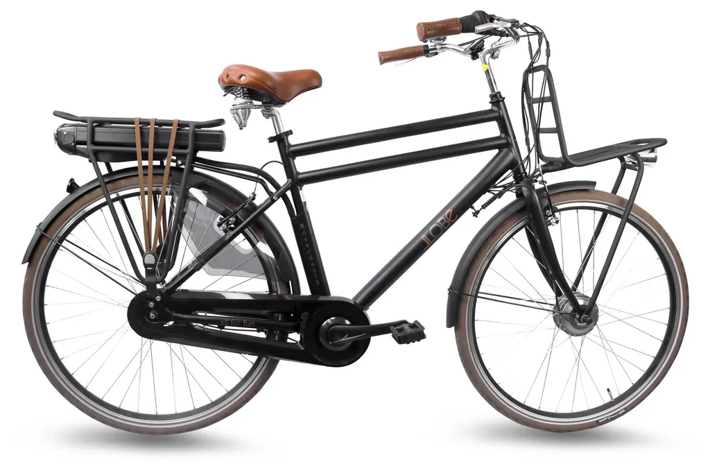 Herren City E-Bike, 28 Zoll, Rahmenhöhe 50 cm, 7-Gang Nabenschaltung, 3 Gent schwarz, 15,6Ah