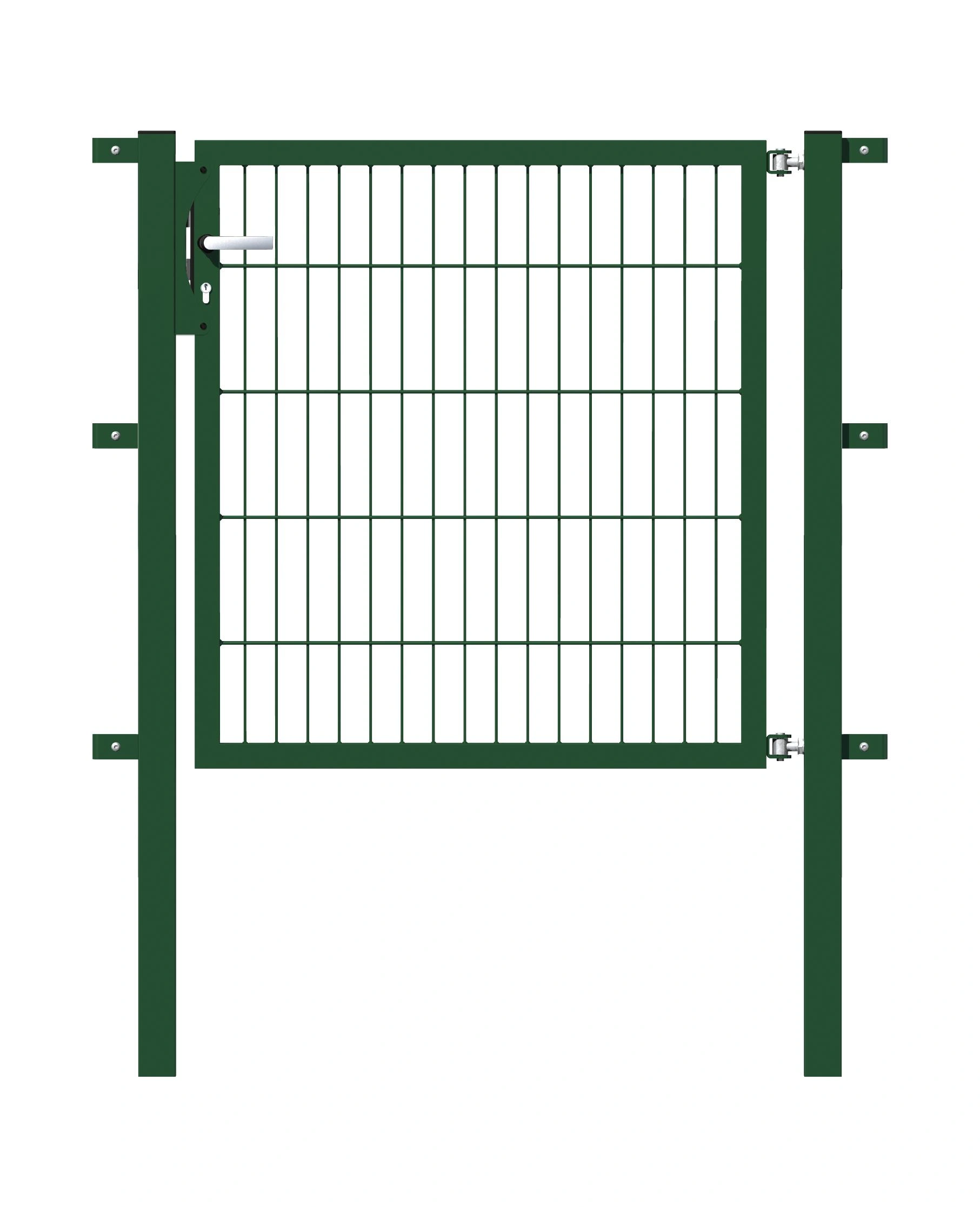 Einzeltor Flexo mit Zubehör, grün/ Breite 100 cm, Höhe 100 cm
