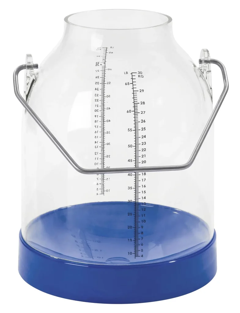Melkeimer, 30 Liter, blau, Bügelhöhe 117 mm