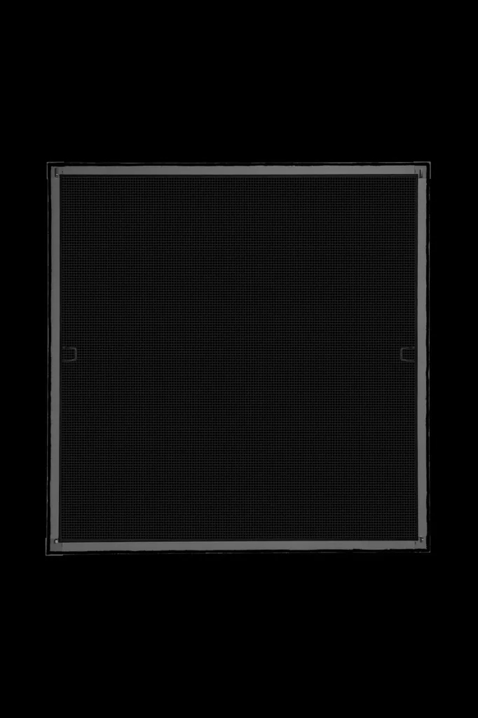 Insektenschutzfenster PLUS mit Alurahmen, Farbe anthrazit, 100 x 120 cm