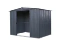 Metallgerätehaus, grau, 194x188x207 cm