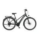 Damen E-Bike Trekking, 28 Zoll, Rahmengröße 49 cm,10-Gang Kettenschaltung, schiefergrau matt, VIATOR 5.0i