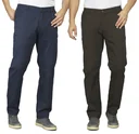 Stretchhose mit Komfortbund, Farbe dunkelbraun, Gr.50
