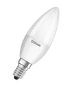 LED Lampe Retrofit in Kerzenform mit 5,5 Watt, E14, warmweiß, matt - 4 Stück