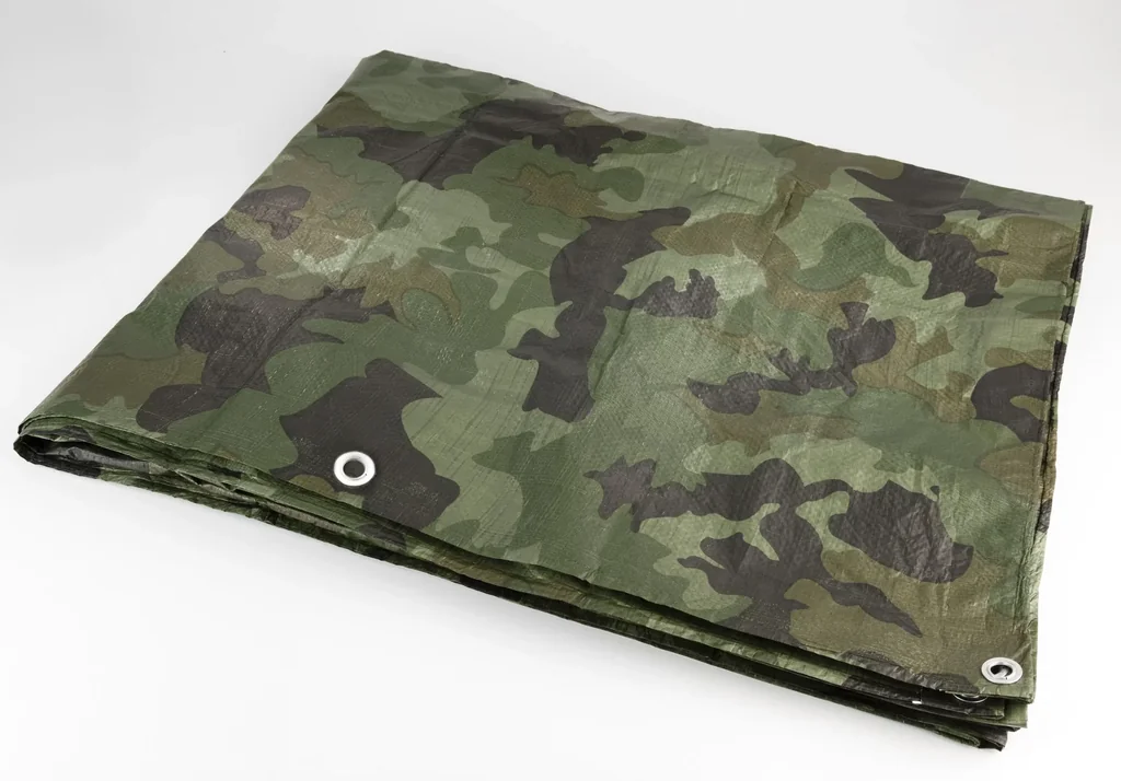 Holzstapelabdeckplane "Camouflage" 1,5 x 12 m