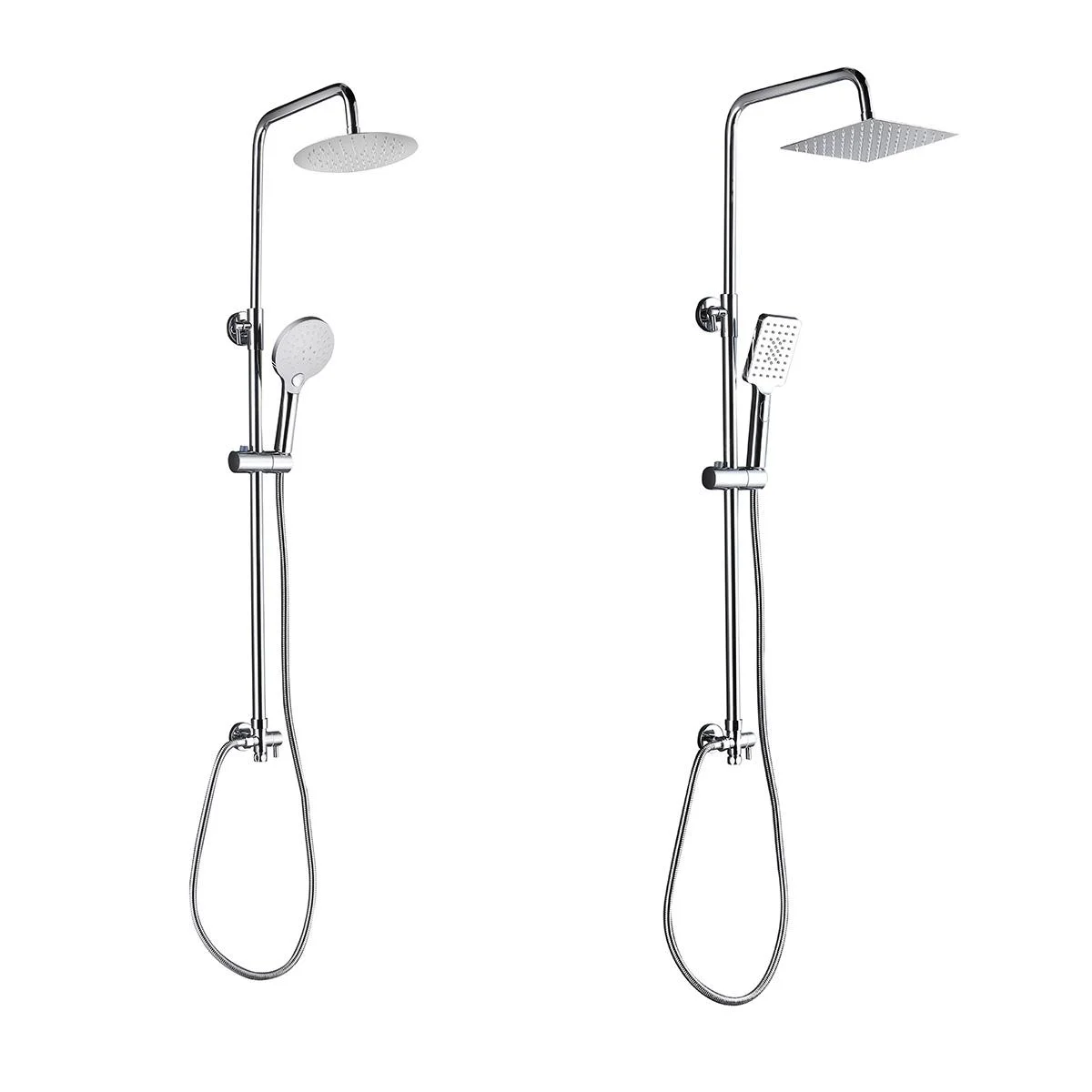 Duschsystem Bayala Round Duschsäule mit Regendusche Ø 20 cm Duschgarnitur Dusch-Set