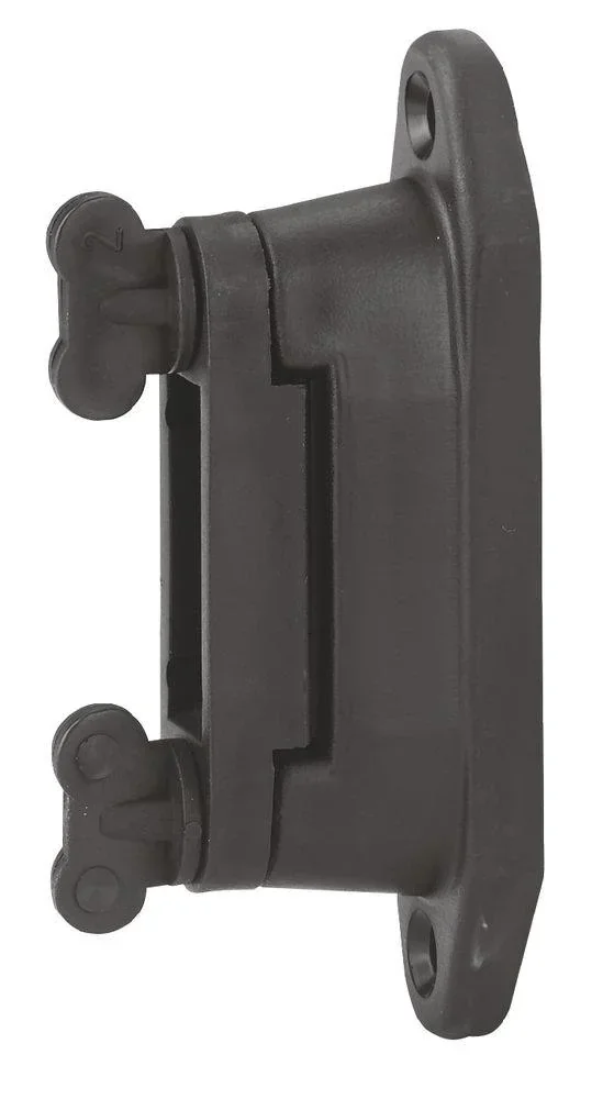 Profi Eck-/Streckenisolator für 4 cm-Band, schwarz, 6 Stück