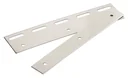 Klemm-und Pendelleiste 300mm Edelstahl für PVC-Vorhang