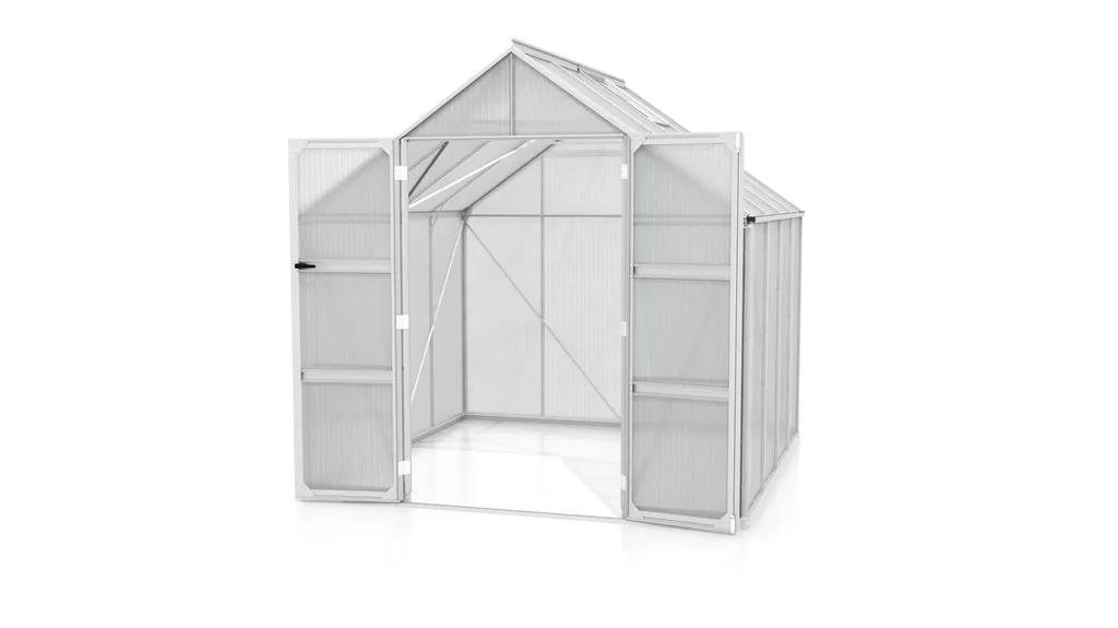 Gewächshaus Domus 6700 HKP 6 mm, Farbe alu