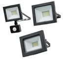 LED Außenstrahler schwarz, 10W 750 Lumen