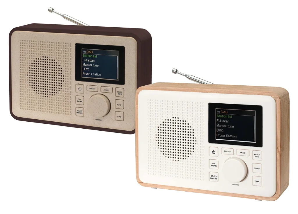 DAB+ Radio mit Bluetooth, darkwood
