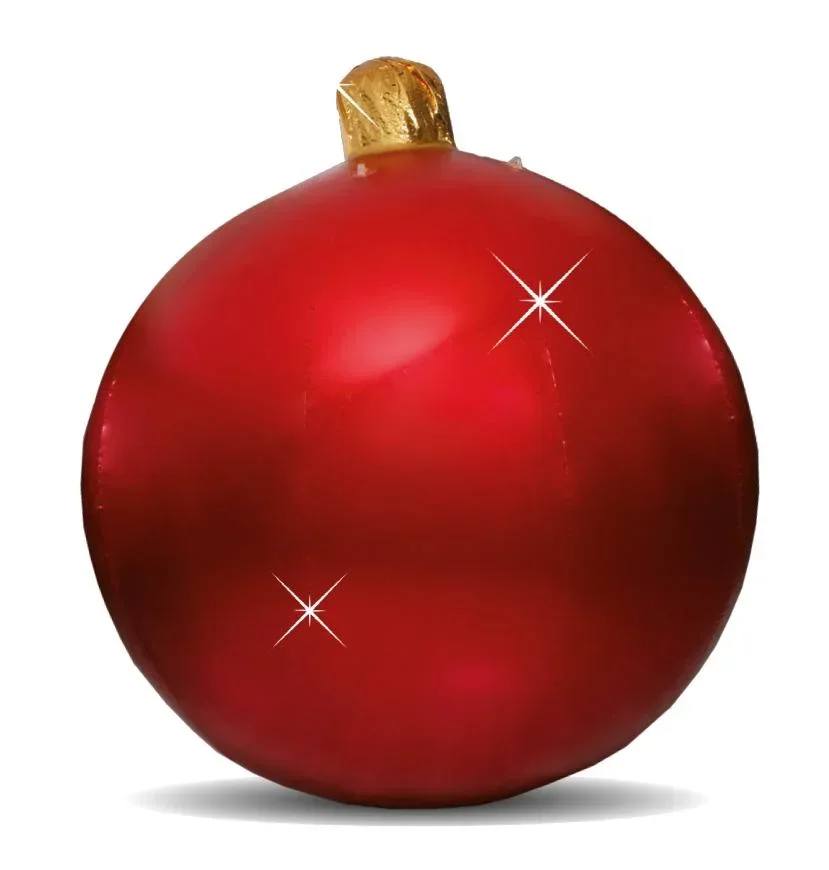 Aufblasbare Weihnachtskugel 200 cm mit 5 Edelstahl Ösen