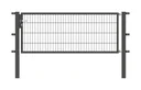 Einzeltor Flexo mit Zubehör, anthrazit/ Breite 200 cm, Höhe 160 cm