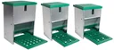 Geflügelfutterautomat mit Trittplatte für 12 kg Futter