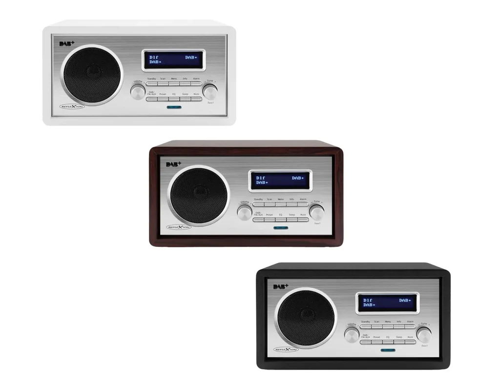 Retro DAB+ Radio in schwarz