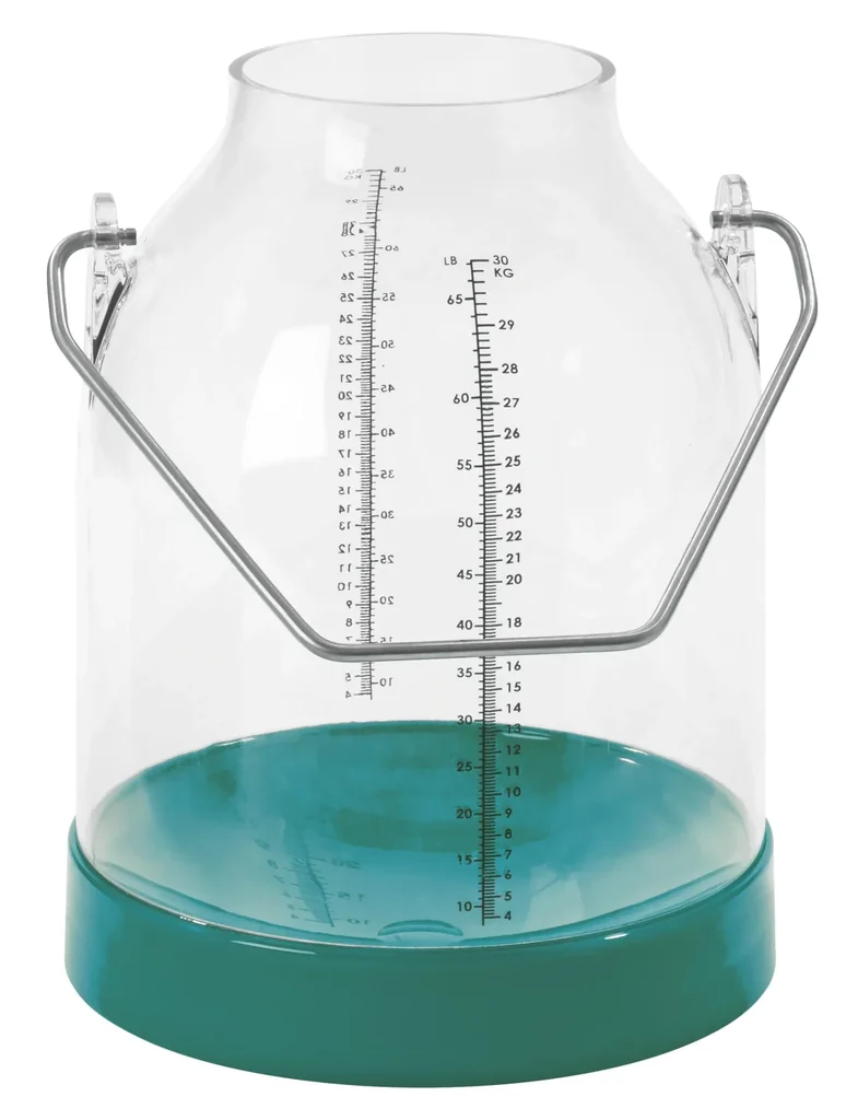 Melkeimer, 30 Liter, grün, Bügelhöhe 143 mm