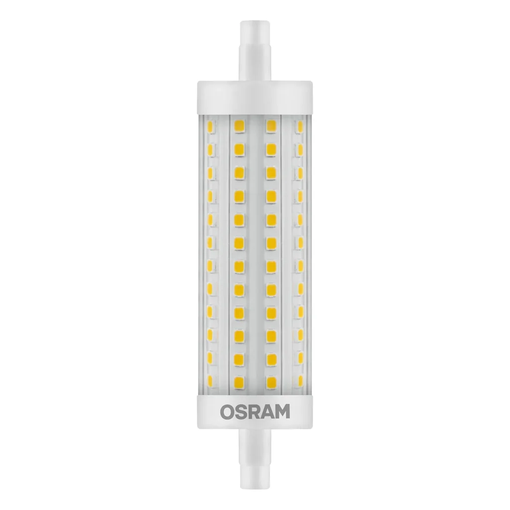 LED SUPERSTAR LINE R7S Stablampe mit 8,5 Watt, warmweiß, klar, dimmbar