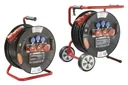 Profi-Trommel Mammut 460 Version 6, 30m, 3 Steckdosen 230V, 2+1-CEE Steckdosen, mit klappbarem Fußgestell