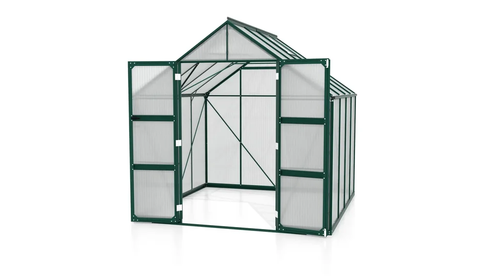 Gewächshaus Domus 6700 HKP 4 mm, Farbe smaragd