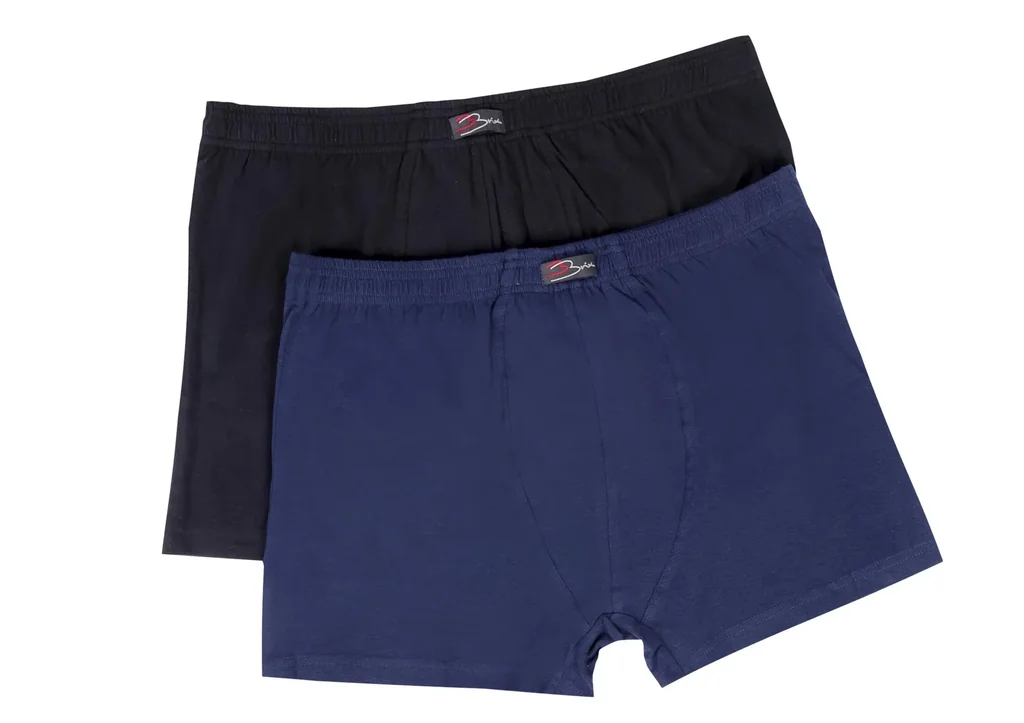 Retroshorts im 2er Set, marine/schwarz, Gr.10