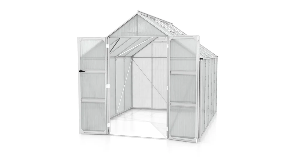 Gewächshaus Domus 8300 HKP 4 mm, Farbe alu