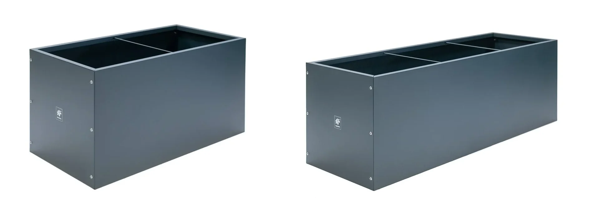 Metall Hochbeet Pflanzkasten 100x50x50 cm Anthrazit