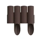 Gartenpalisade STANDARD Braun Höhe 25,5cm, Länge 2,3m