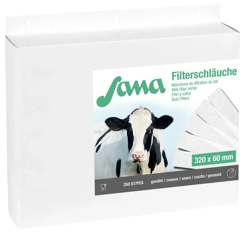Milchfilter 820 x 75/78 mm genäht, 75 g, 200 St.